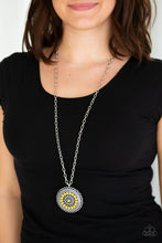 Load image into Gallery viewer, Lost SOL- Yellow and Silver Necklace- Paparazzi Accessories