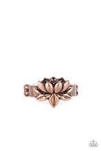 Load image into Gallery viewer, Lotus Crowns- Copper Ring- Paparazzi Accessories