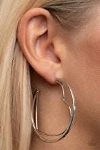 Load image into Gallery viewer, Love Goes Around- Silver Earrings- Paparazzi Accessories