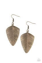 Load image into Gallery viewer, One Of The Flock- Brass Earrings- Paparazzi Accessories
