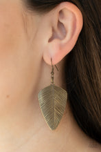 Load image into Gallery viewer, One Of The Flock- Brass Earrings- Paparazzi Accessories