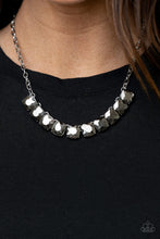 Load image into Gallery viewer, Radiance Squared- Silver Necklace- Paparazzi Accessories