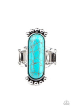 Load image into Gallery viewer, Ranch Relic- Blue and Silver Ring- Paparazzi Accessories