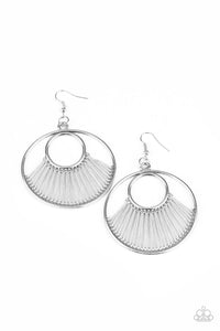 Really High Strung- Silver Earrings- Paparazzi Accessories