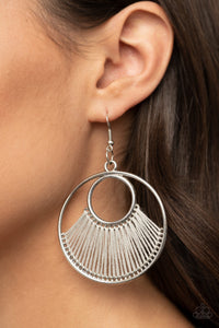 Really High Strung- Silver Earrings- Paparazzi Accessories