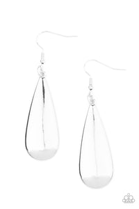 The Drop Off- Silver Earrings- Paparazzi Accessories