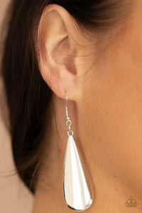 The Drop Off- Silver Earrings- Paparazzi Accessories