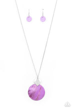 Load image into Gallery viewer, Tidal Tease- Purple and Silver Necklace- Paparazzi Accessories
