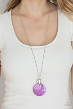 Load image into Gallery viewer, Tidal Tease- Purple and Silver Necklace- Paparazzi Accessories