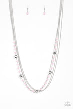 Load image into Gallery viewer, High Standards- Pink and Silver Necklace- Paparazzi Accessories