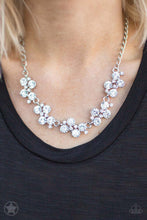 Load image into Gallery viewer, Hollywood Hills- White and Silver Necklace- Paparazzi Accessories