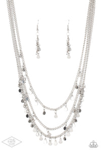 Always On CHIME- Silver Necklace- Paparazzi Accessories