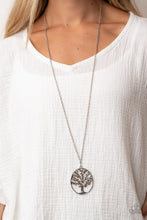 Load image into Gallery viewer, Autumn Abundance- Brown and Silver Necklace- Paparazzi Accessories
