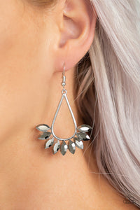 Be On Guard- Silver Earrings- Paparazzi Accessories