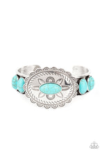 Load image into Gallery viewer, Canyon Heirloom- Blue and Silver Bracelet- Paparazzi Accessories
