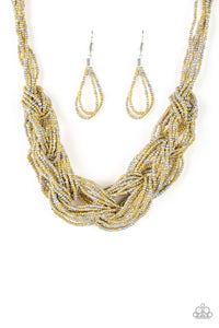 City Catwalk- Gold and Silver Necklace- Paparazzi Accessories