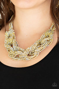 City Catwalk- Gold and Silver Necklace- Paparazzi Accessories