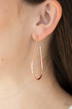 Load image into Gallery viewer, City Curves- Copper Earrings- Paparazzi Accessories