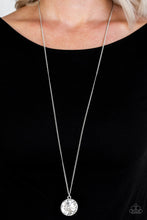 Load image into Gallery viewer, Dauntless Diva- White and Silver Necklace- Paparazzi Accessories