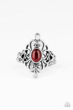 Load image into Gallery viewer, DEW Your Thing- Red and Silver Ring- Paparazzi Accessories