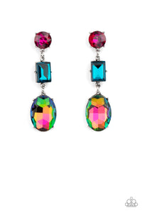 Extra Envious- Multicolored Earrings- Paparazzi Accessories