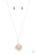 Load image into Gallery viewer, Face The ARTIFACTS- White and Silver Necklace- Paparazzi Accessories