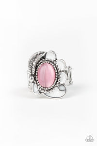 Fairytale Magic- Pink and Silver Ring- Paparazzi Accessories