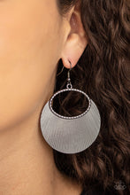 Load image into Gallery viewer, Fan Girl Glam- Gunmetal Earrings- Paparazzi Accessories