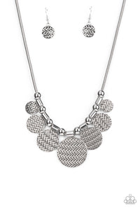 Indigenously Urban- Silver Necklace- Paparazzi Accessories