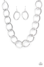 Load image into Gallery viewer, Industrial Intimidation- Silver Necklace- Paparazzi Accessories