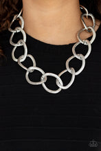 Load image into Gallery viewer, Industrial Intimidation- Silver Necklace- Paparazzi Accessories