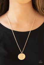 Load image into Gallery viewer, Light It Up!- Gold Necklace- Paparazzi Accessories