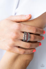 Load image into Gallery viewer, LINK Out Loud- Red and Silver Ring- Paparazzi Accessories