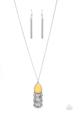 Load image into Gallery viewer, Musically Mojave- Yellow and Silver Necklace- Paparazzi Accessories