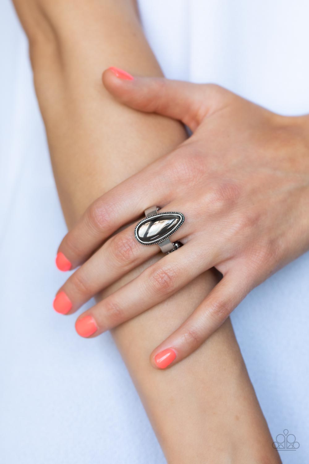 Mystical Marvel- Silver Ring- Paparazzi Accessories