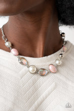 Load image into Gallery viewer, Nautical Nirvana- Pink and Silver Necklace- Paparazzi Accessories