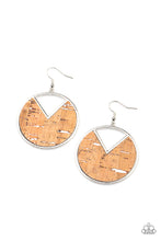 Load image into Gallery viewer, Nod To Nature- White and Silver Earrings- Paparazzi Accessories