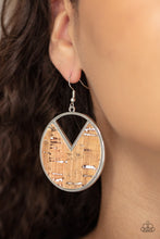 Load image into Gallery viewer, Nod To Nature- White and Silver Earrings- Paparazzi Accessories