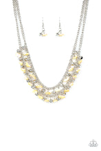 Load image into Gallery viewer, Pebble Pioneer- Yellow and Silver Necklace- Paparazzi Accessories