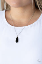 Load image into Gallery viewer, Prismatically Polished- Black and Silver Necklace- Paparazzi Accessories