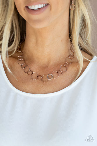 Revolutionary Radiance- Copper Necklace- Paparazzi Accessories