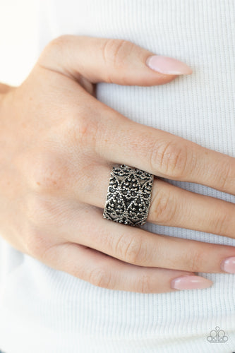 Rustic Regalia- Silver Ring- Paparazzi Accessories
