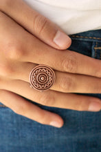 Load image into Gallery viewer, Seasonal Shine- Copper Ring- Paparazzi Accessories