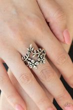 Load image into Gallery viewer, Secret Eden- Silver Ring- Paparazzi Accessories