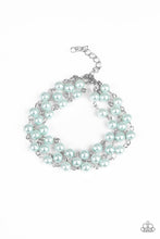 Load image into Gallery viewer, Stage Name- Blue and Silver Bracelet- Paparazzi Accessories