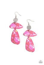 Load image into Gallery viewer, SWATCH Me Now- Pink and Silver Earrings- Paparazzi Accessories