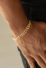 Load image into Gallery viewer, Take It To The Bank- Gold Bracelet- Paparazzi Accessories