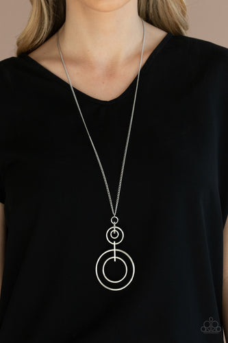 The Inner Workings- Silver Necklace- Paparazzi Accessories