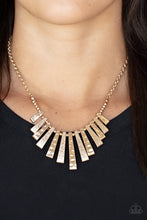 Load image into Gallery viewer, The MANE Course- Gold Necklace- Paparazzi Accessories