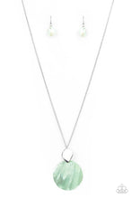 Load image into Gallery viewer, Tidal Tease- Green and Silver Necklace- Paparazzi Accessories